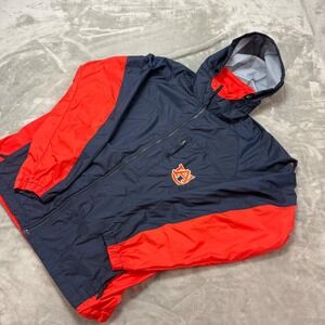 Columbia Auburn Tigers Windbreaker‎ Jacket Mens Size M Full Zip Hooded